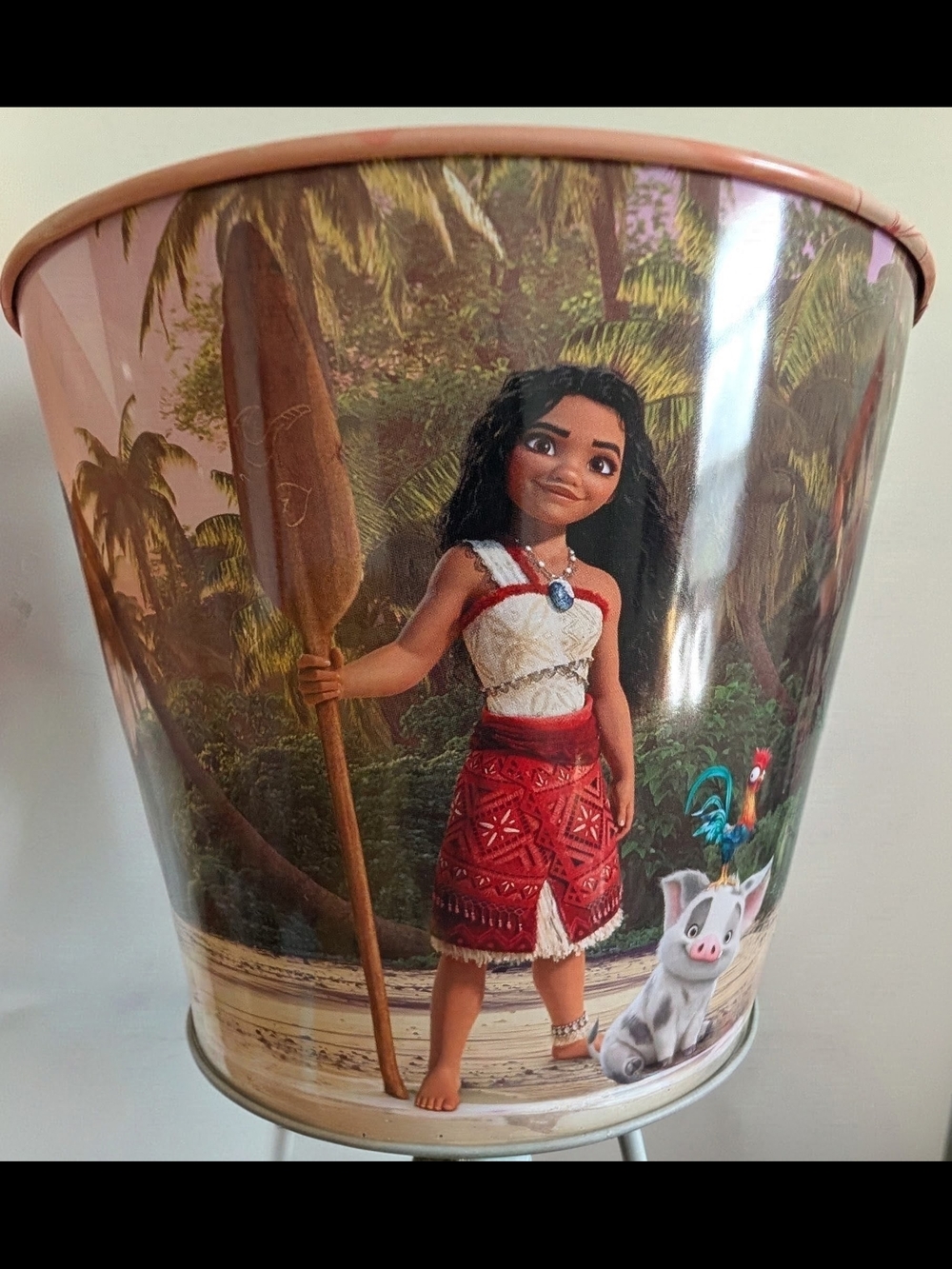 Disney Moana 2 Tin Popcorn Bucket